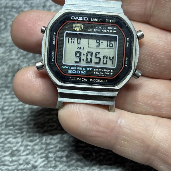 vintage super rare casio module 240 DW-5000 Vintage 1980's Collectable ...