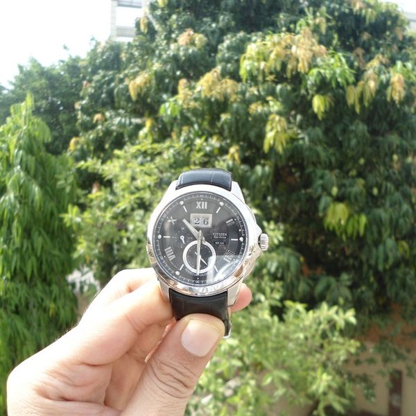 Gebogen uiteinde horlogeband voor Citizen BL9002-37 05A BT0001-12E 01A horlogeband echt leer met vlindergesp 20 21 22 mm modeband