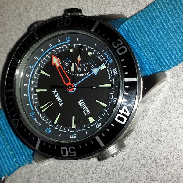 Timex Depth Gauge 200m Intellegent quartz indiglo 70 WatchCharts Marketplace