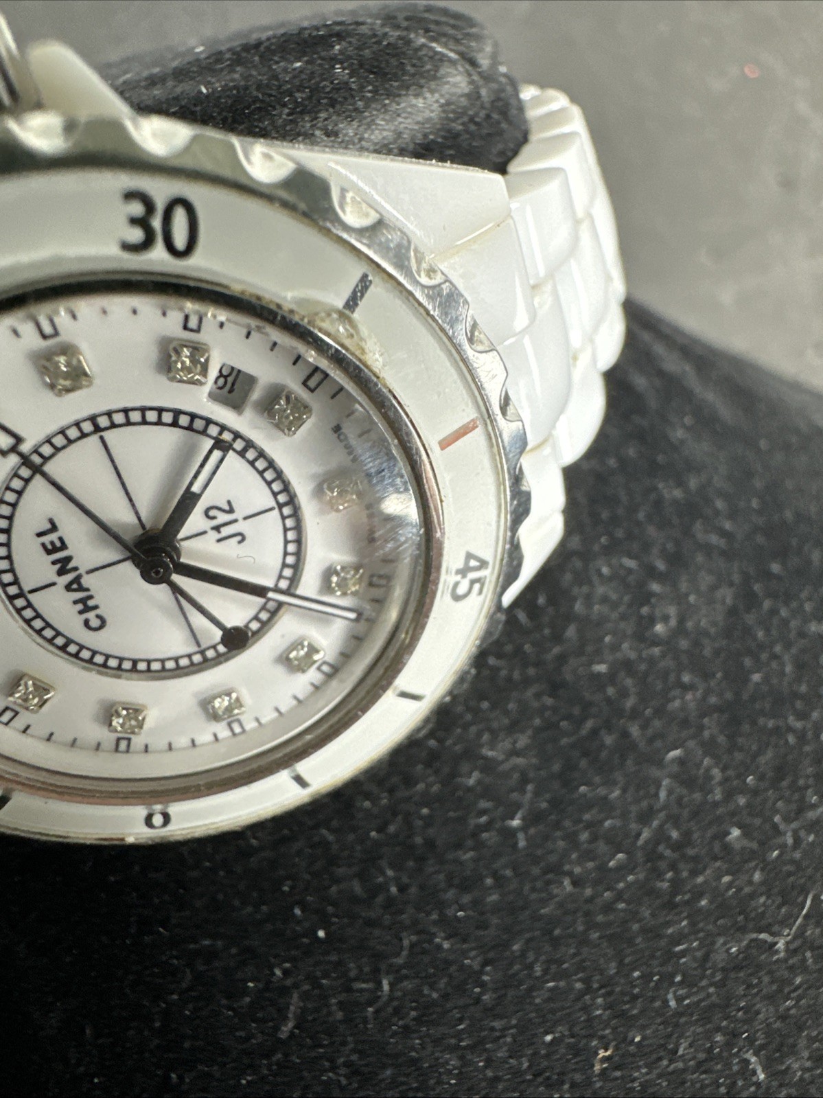 Chanel J12 Diamond (in Face) Watch D.M. 98005 Watch b236