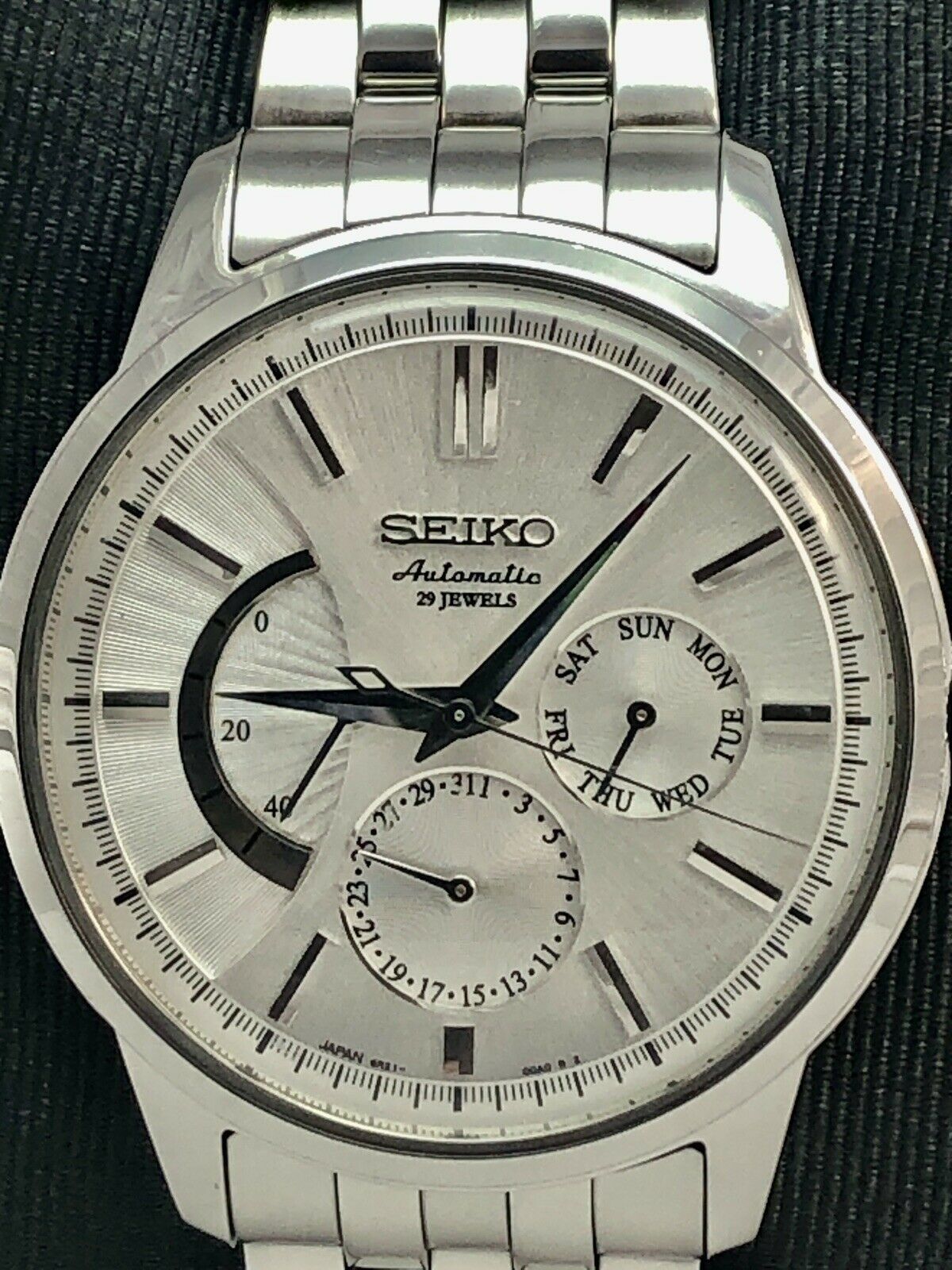 Seiko SARC015 6R21-00A0 29 Jewel Automatic Power Reserve, Day & Date MINT  Cond | WatchCharts Marketplace