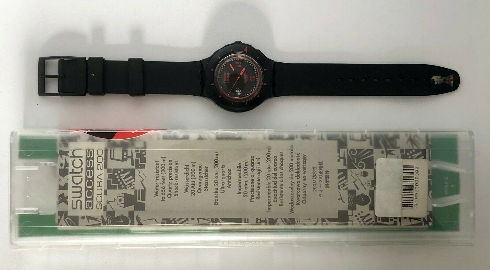 Watch SWATCH Scuba 200 A.C. Milan Centenary Edition 1999