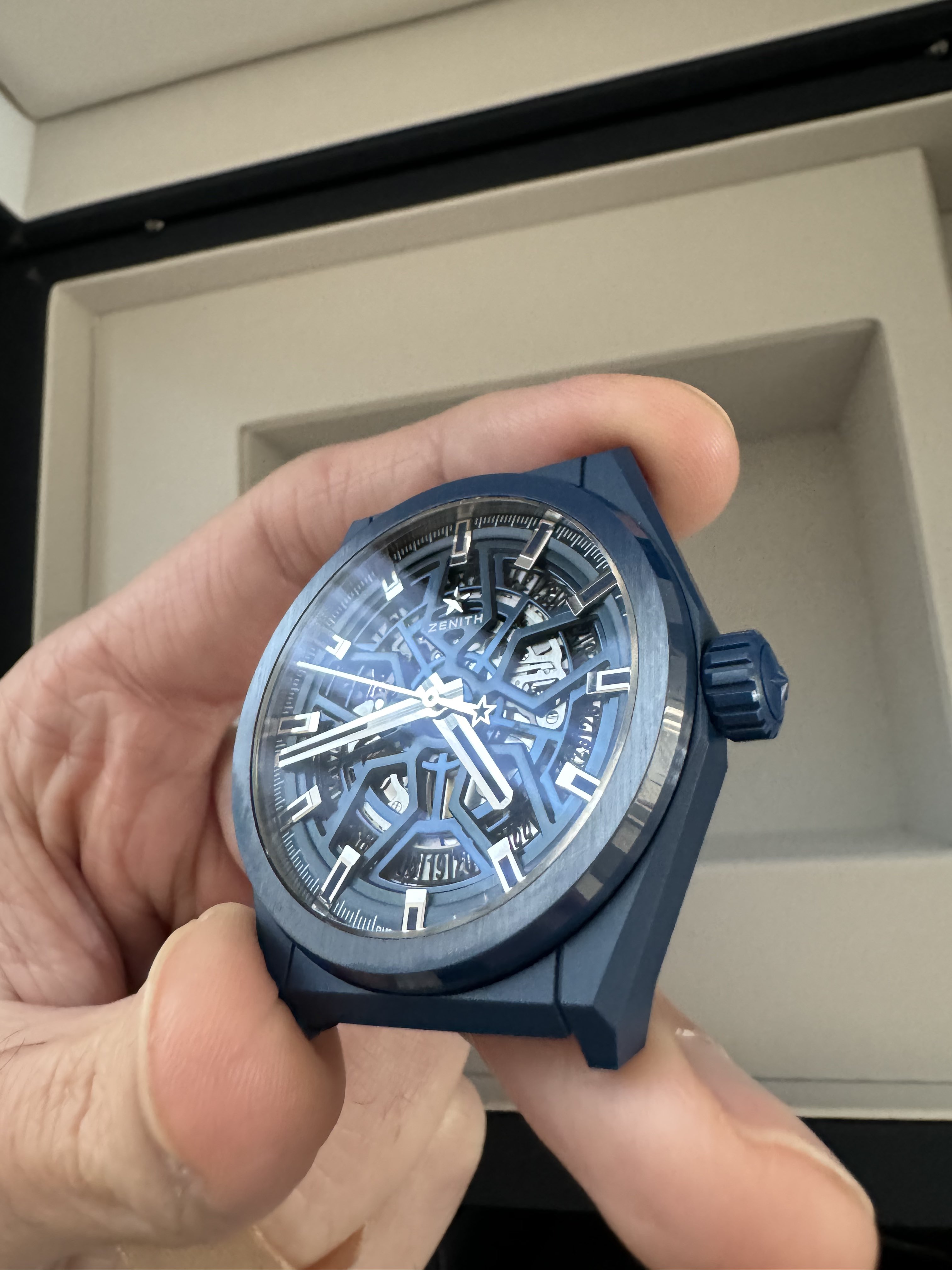 ZENITH] Defy Classic blue ceramic skeleton : r/Watches