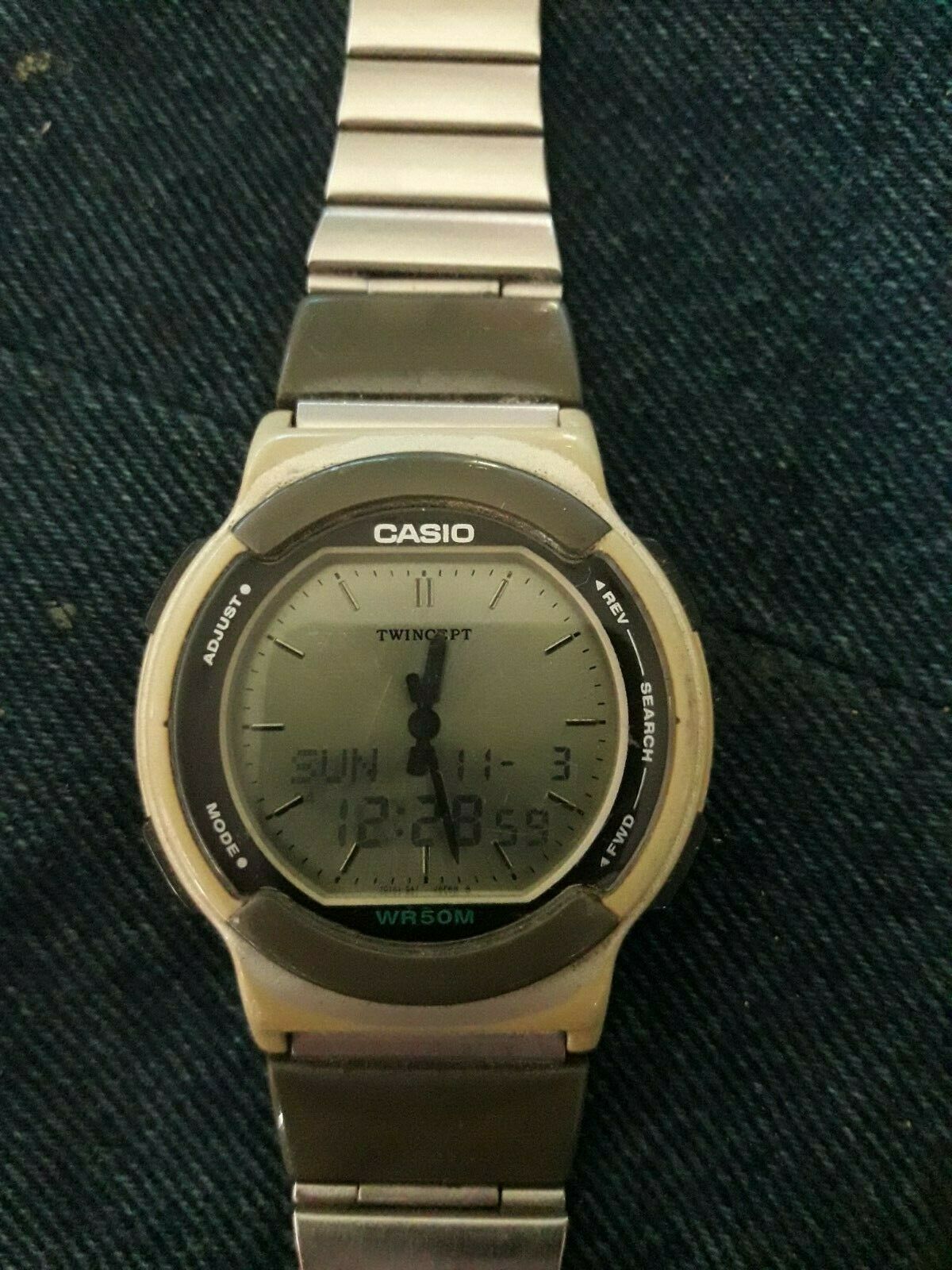 Casio ABX-53 Twincept] Just your average Casio analog watch, nothing to see  here! : r/Watches