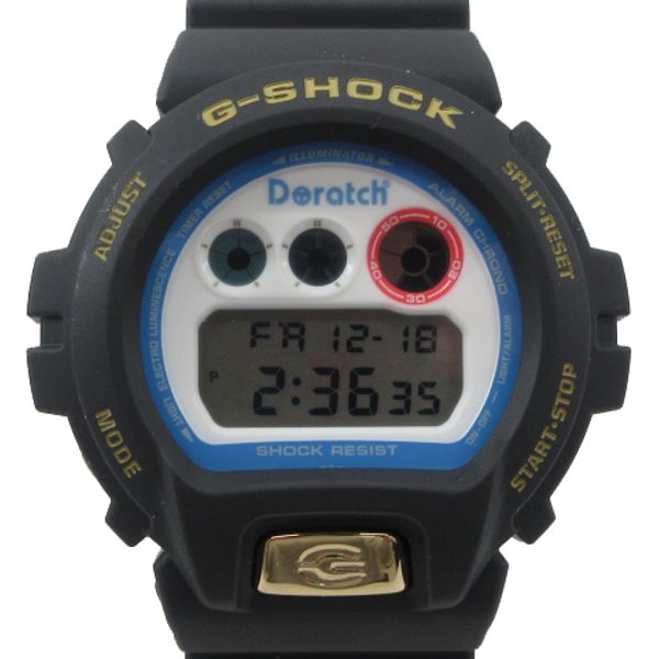 Used G Shock G Shock Doratch Doraemon Doratch Dw 6900 Digital Men S Watch Black Kagoshima Store Watchcharts