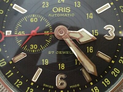 ORIS Watch 7482 640 Black 27 JEWELS Automatic Pointer Date Men s