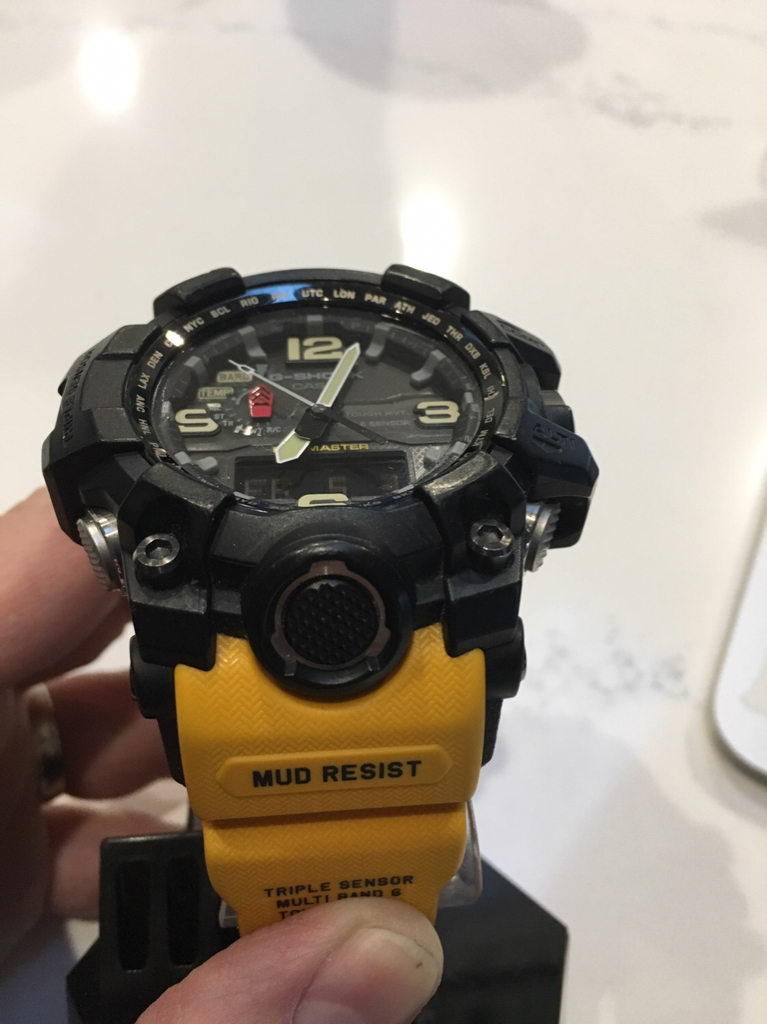 Casio G Shock GWG 1000 yellow band Mudmaster with extras WatchCharts Marketplace