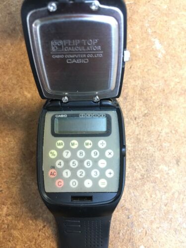 casio flip top watch