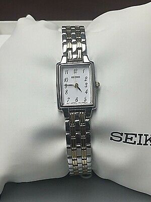 Seiko Women s Two Tone Quartz Watch SXGL61 WatchCharts