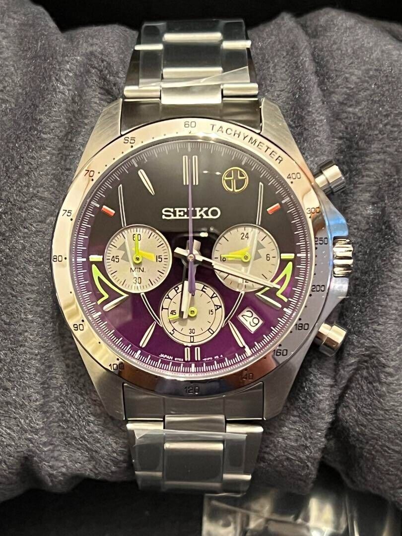 Seiko x Evangelion watch 500 series Shinkansen 25th anniversary