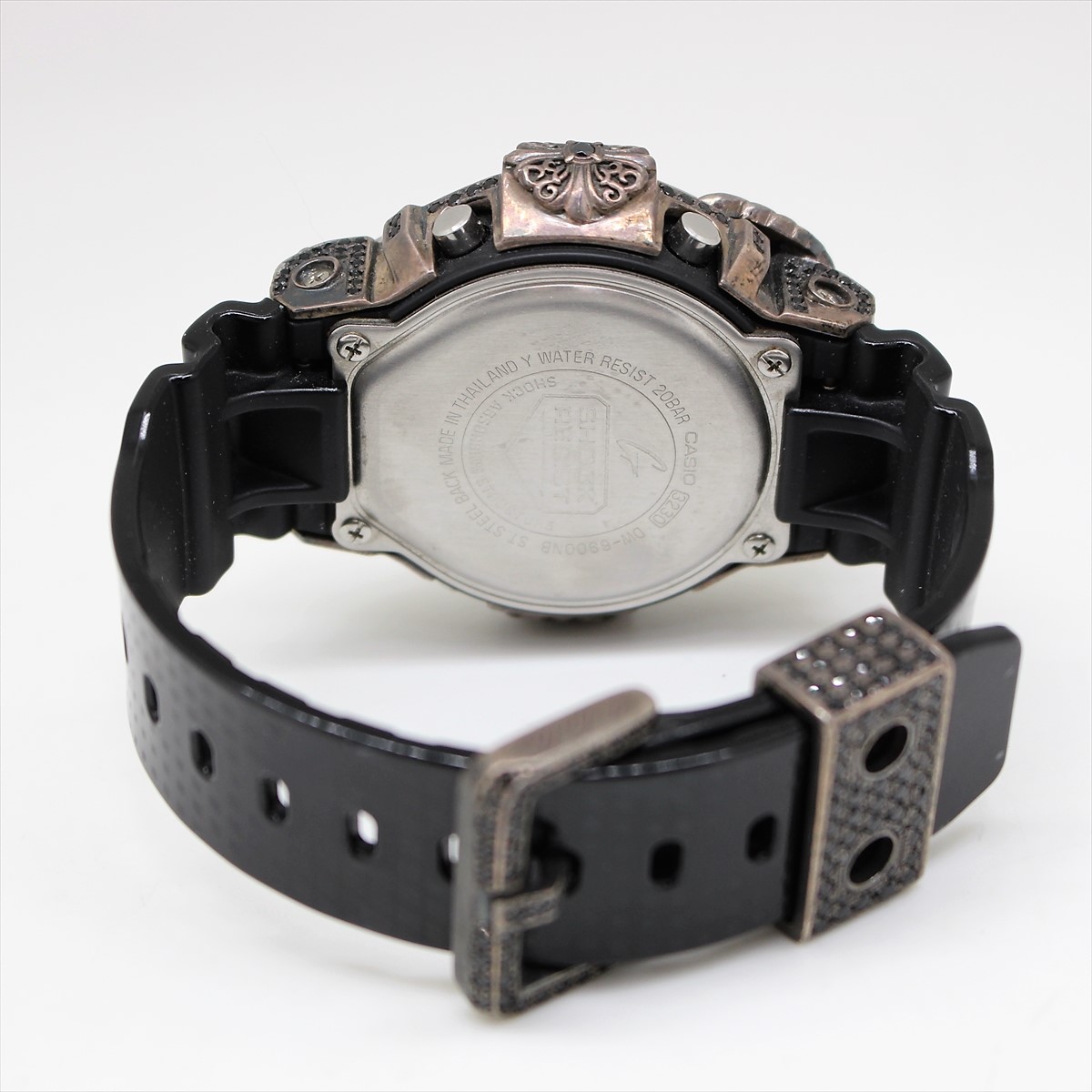 CASIO Casio Custom G-SHOCK G-SHOCK G-BALLER G-SHOCK Chrome Skull Silver 925  Jewelry Watch Cubic Zirconia Men's Watch Quartz DW-6900 [Used] Nakasu Store  N22-596 | WatchCharts Marketplace