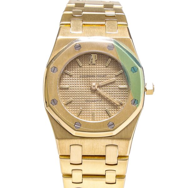 Audemars Piguet Ladies Royal Oak 6007BA 26mm Yellow Gold Quartz Watch ...
