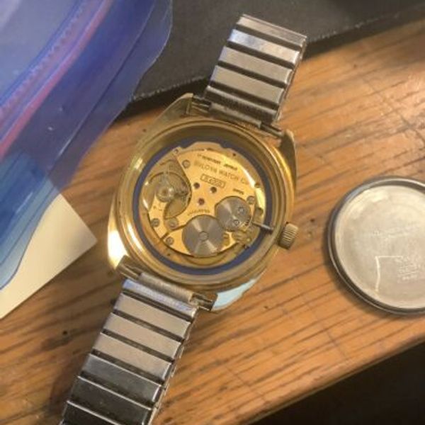 BULOVA 11 AOCD MOVEMENT 17 JEWELS MEN'S Watch RUNNING KEEPS TIME READ