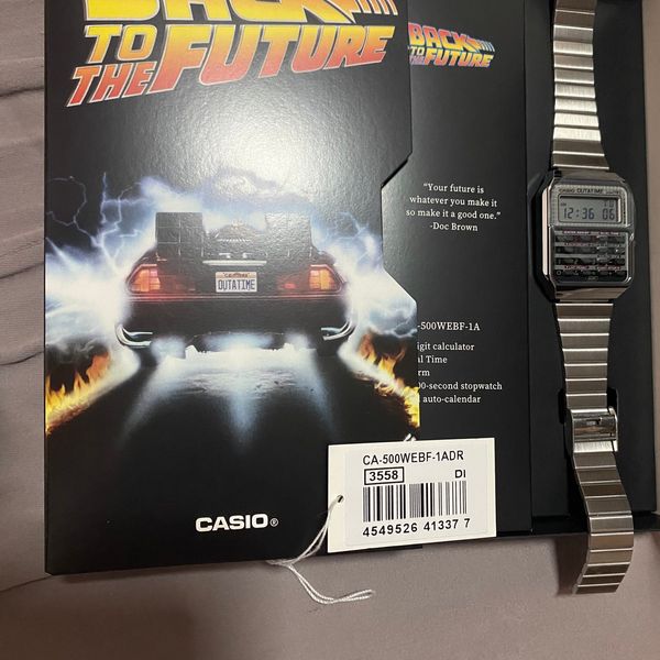 Casio x Back to the Future Watch | WatchCharts Marketplace