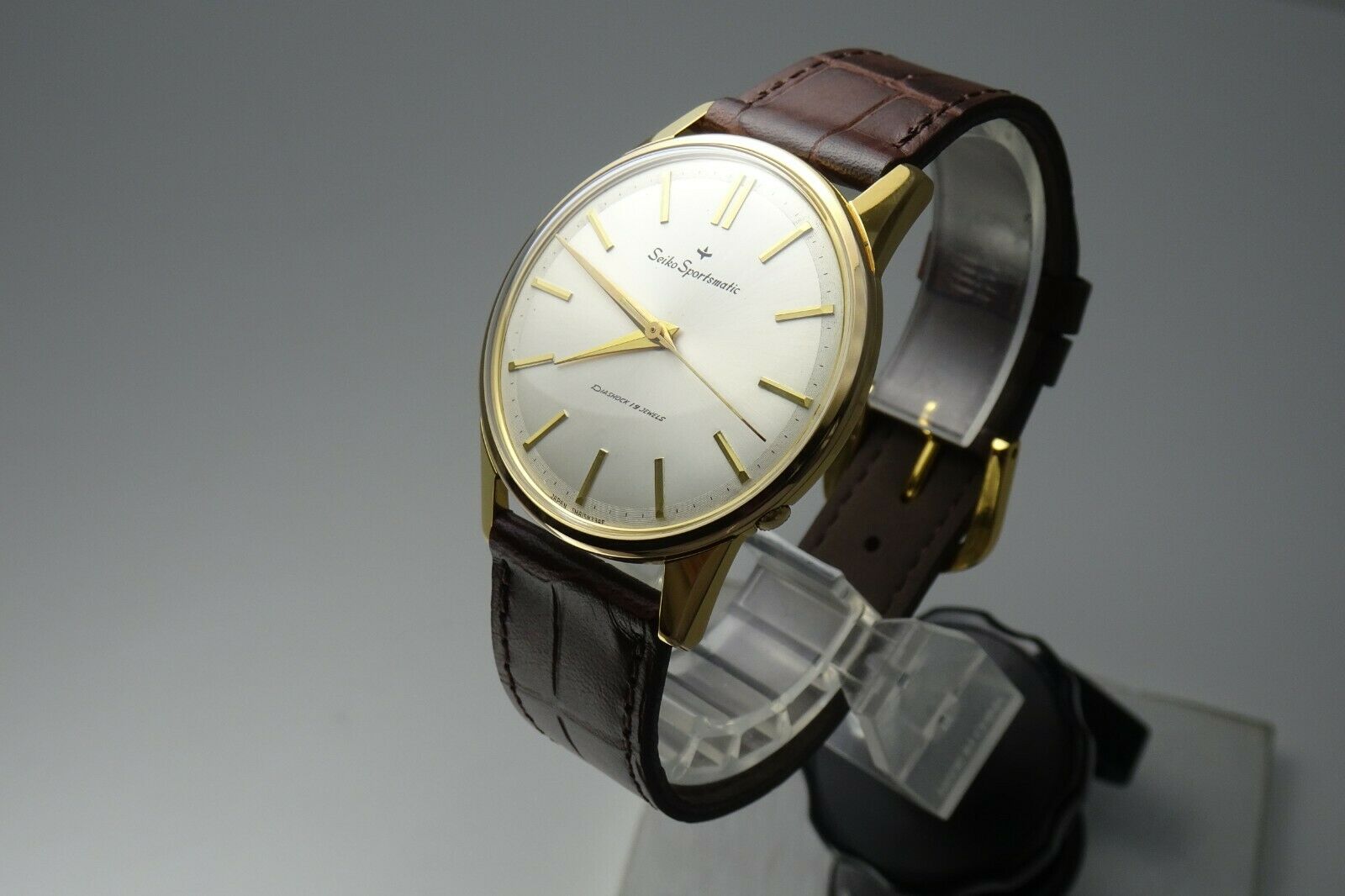 Vintage 1963 JAPAN SEIKO SPORTSMATIC 15035D 19Jewels Automatic