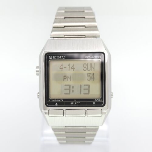 SEIKO S521-4010 RC-4000 PC DATAGRAPH VINTAGE DIGITAL COMPUTER