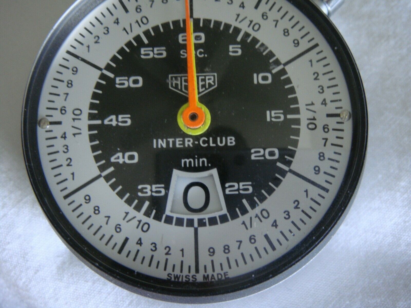 Rare 1976 Heuer Inter-Club Stopwatch With Hour Timer 7714 YouTube