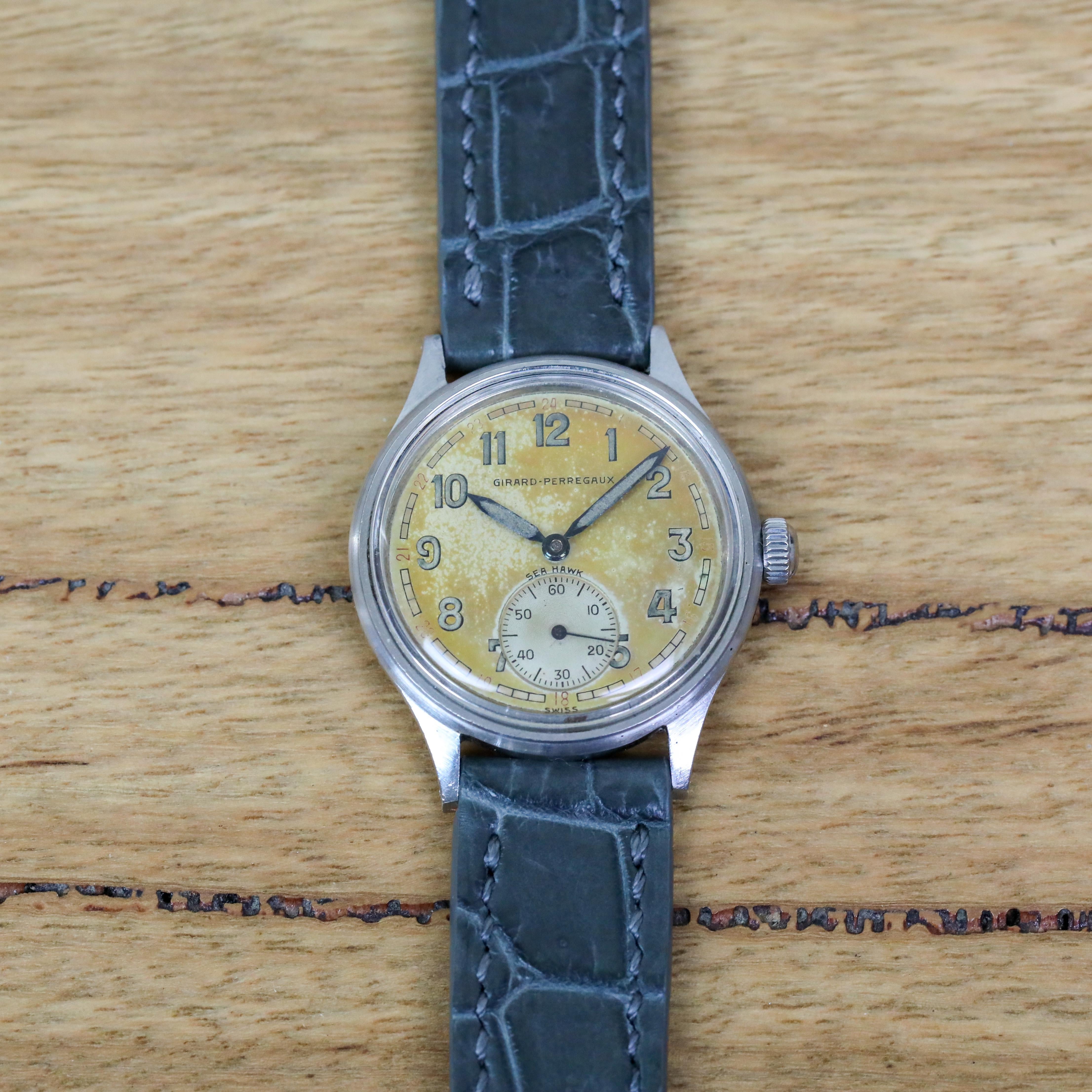 WTS Girard Perregaux 1940s Military Sea Hawk WatchCharts