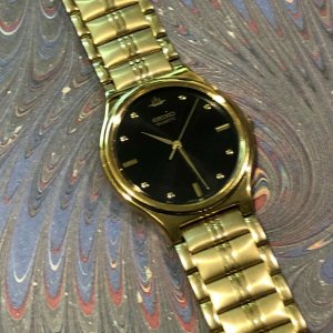 👍 NOS Seiko Galaxy Quartz Tank Shape Gold Watch V701 | eBay
