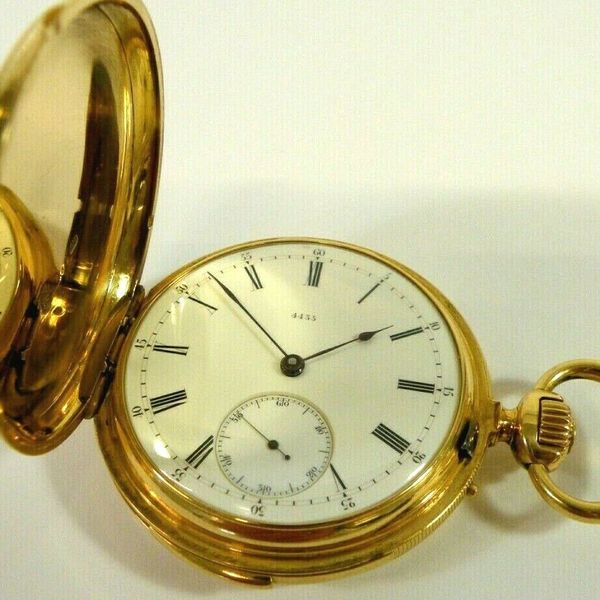 Auges Watch AUDEMARS PIGUET MINUTE REPEATER 18k GOLD POCKET WATCH BY AUG. (AUGUSTE ...
