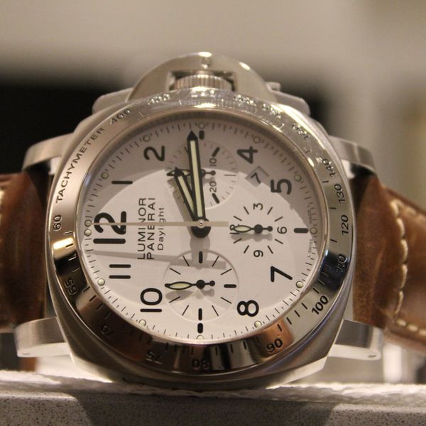 Fsot Panerai Pam 188 Luminor Daylight Chronograph 44mm Automatic Boxes Papers Watchcharts