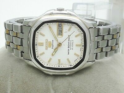 Vintage Seiko 5 Superior Japan 23J Automatic 7S36-5000 Mens Day