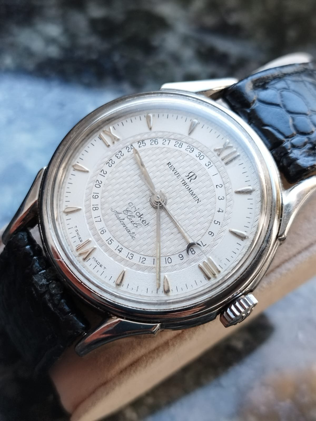 Rare Revue Thommen Cricket Club Watch | WatchCharts Marketplace