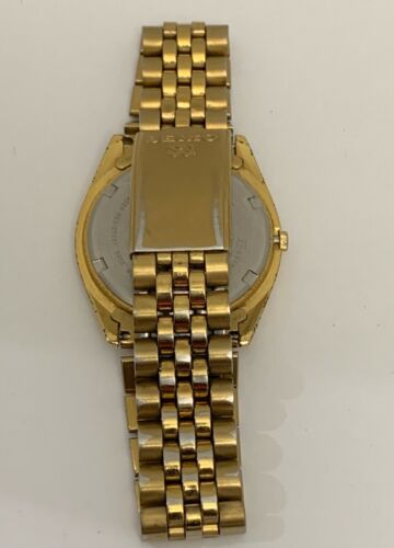 Seiko 5Y23 8A60 A4 Gold Tone Mens Dress Type Quartz Wrist Watch #b446 |  WatchCharts