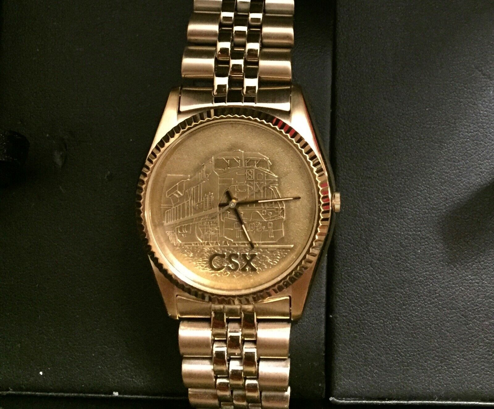 Seiko CSX Transportation Railroad Retirement Quartz Gold Plated