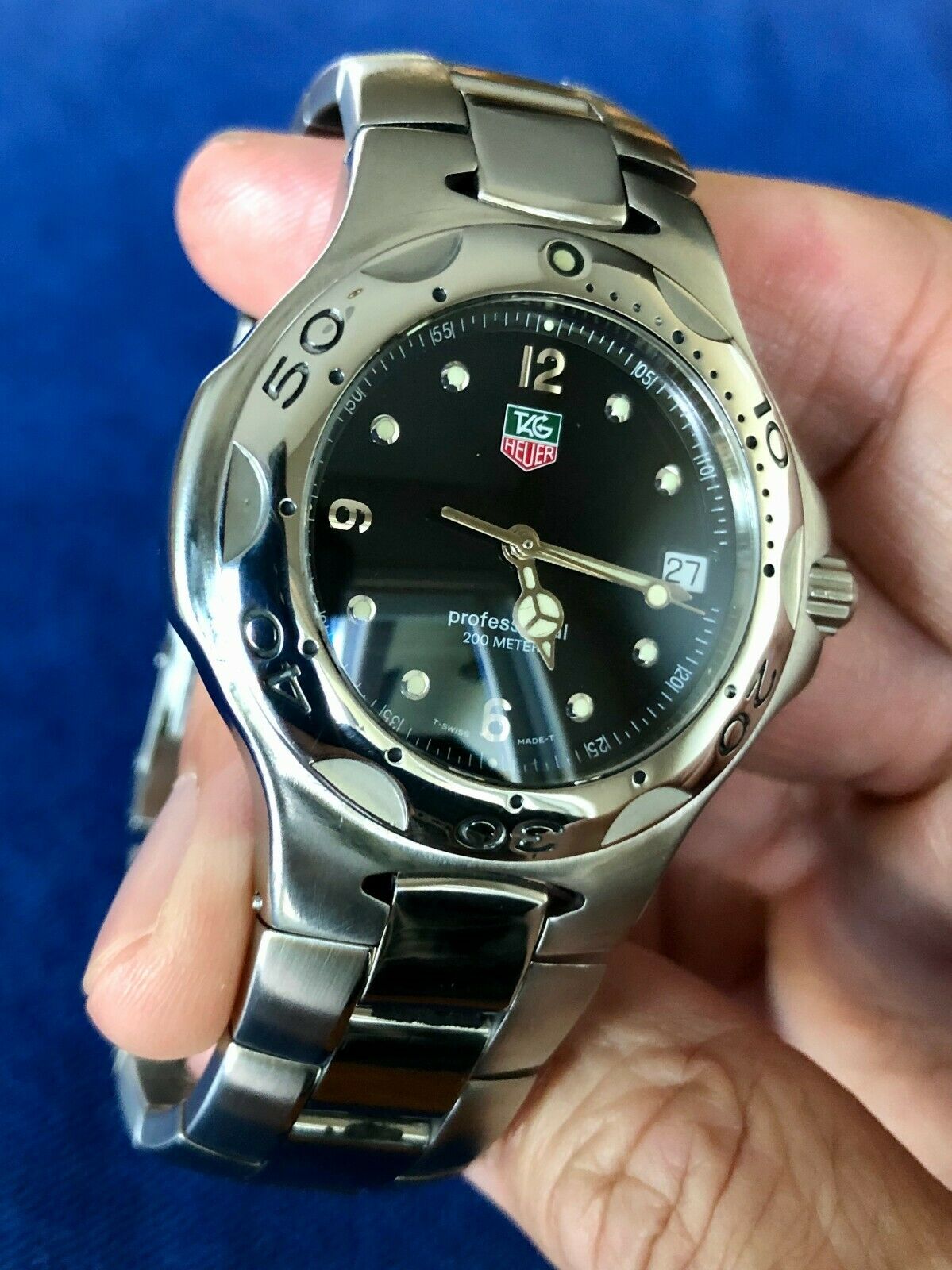 Tag Heuer Professional Kirium Men s Stainless 200M Black Dial