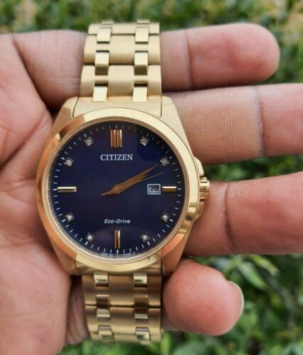 Citizen Eco-Drive - Corso - Gold-Tone with Diamonds BM7103-51L