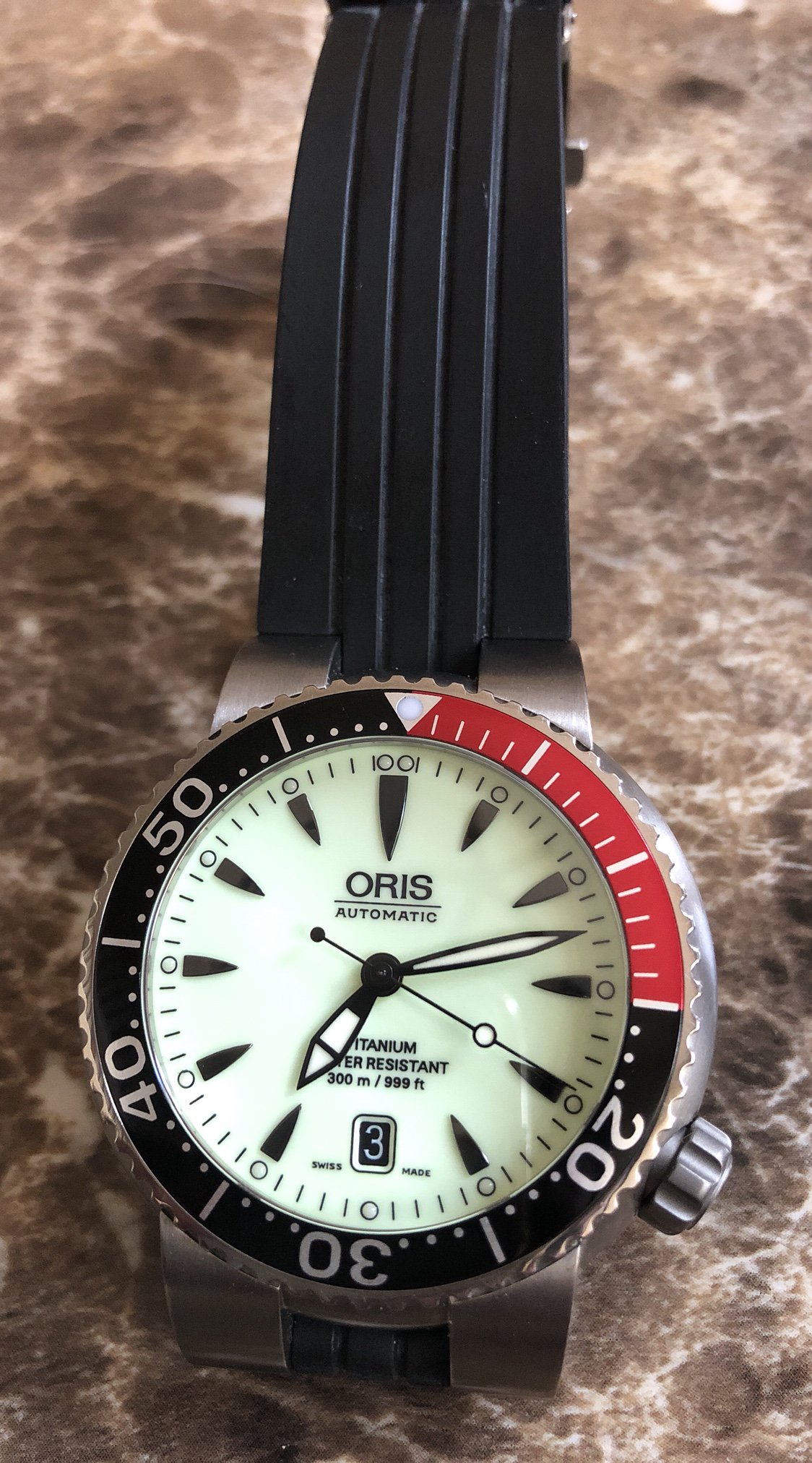 FS Oris TT1 Titan Date Full Lume Dial WatchCharts