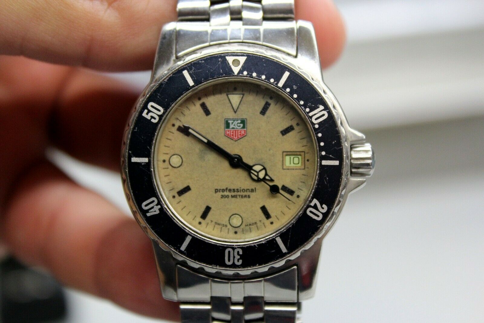 Tag Heuer Professional 1500 Night Diver 929.113G 2 Lume Dial