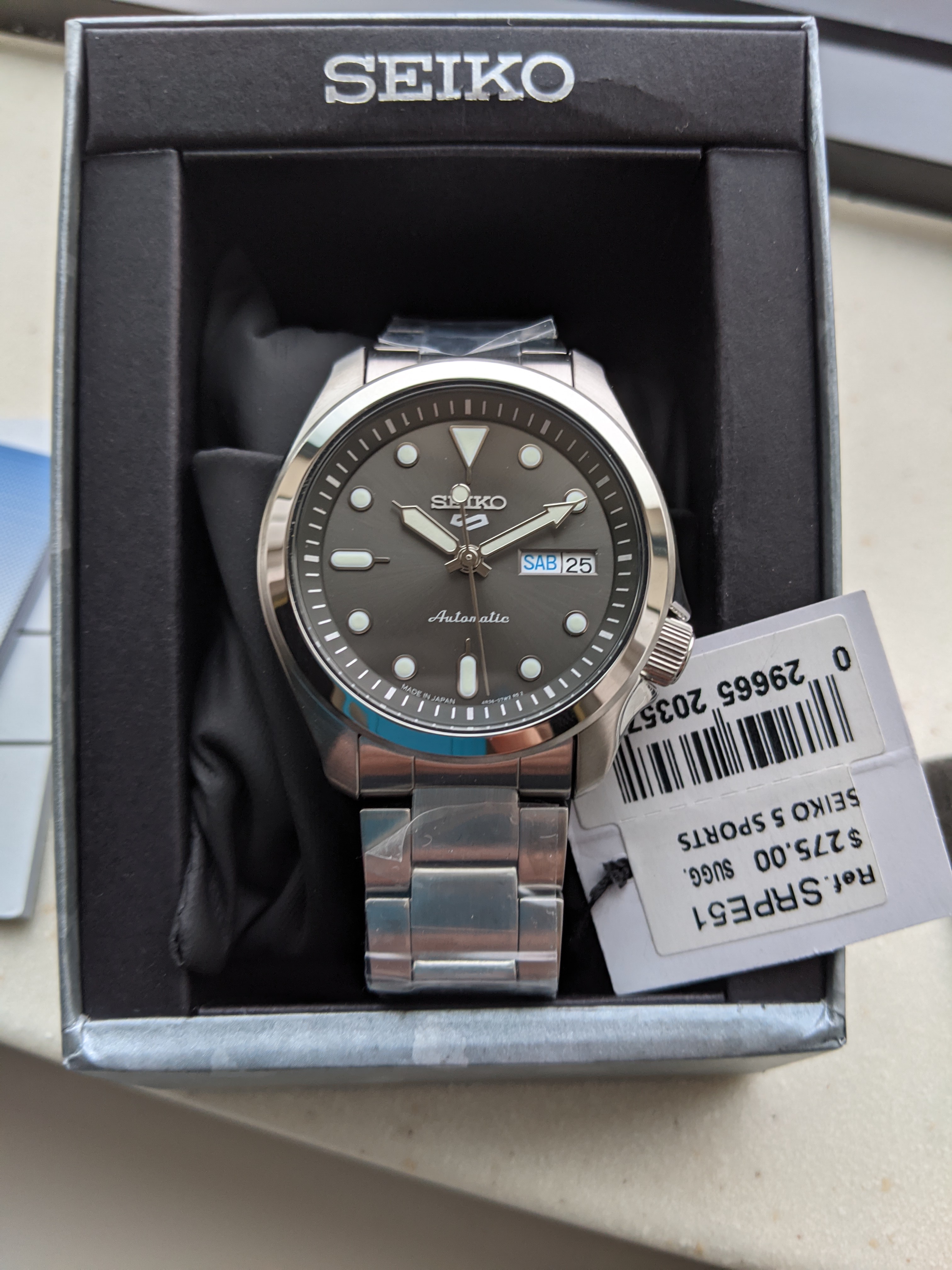 Seiko SRPE51 on bracelet BNIB WatchCharts