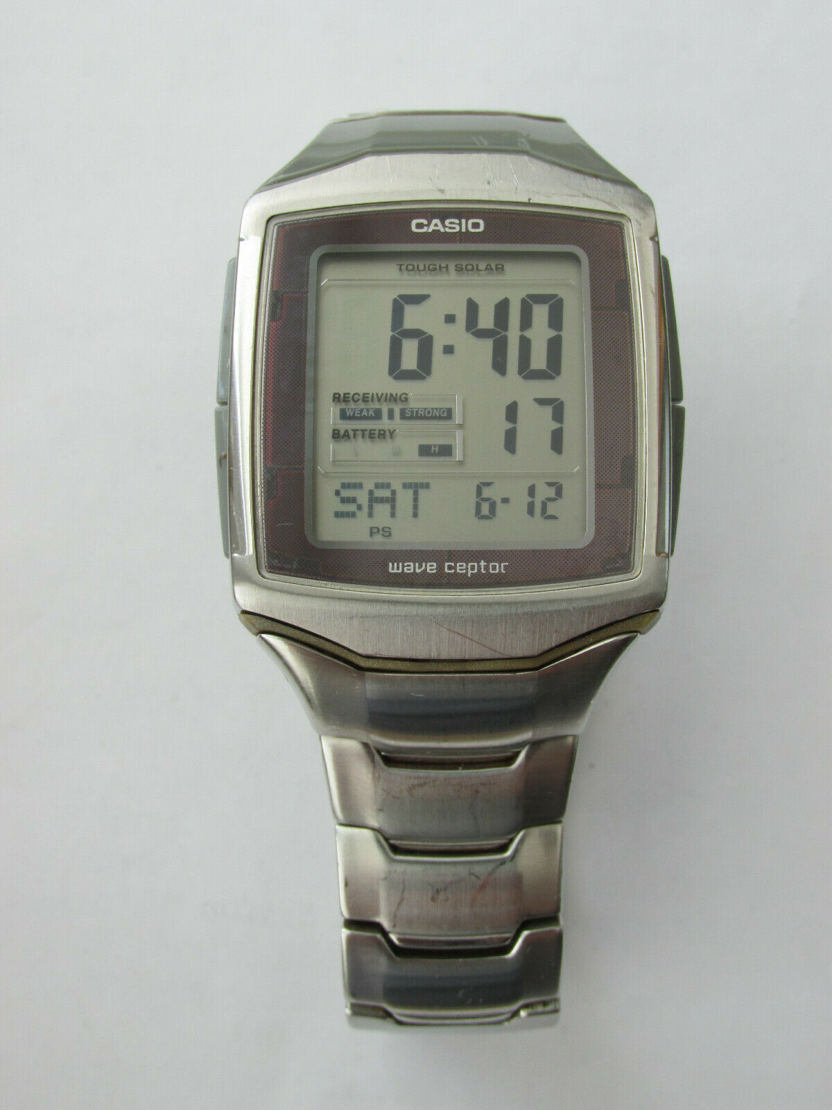 VINTAGE CASIO WVH-500J WAVE CEPTOR-USA/JAPAN SOLAR E