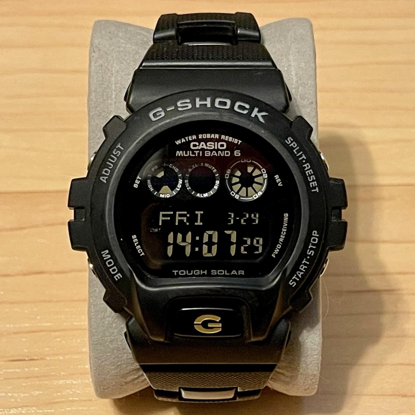 CASIO G-SHOCK GW-6900B-1 Black Tough Solar Digital Watch | eBay