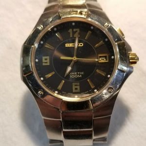 Mens Seiko Kinetic 5M62-0AN0 Wristwatch | WatchCharts