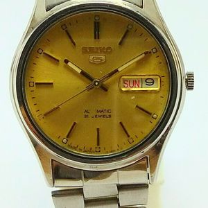 VINTAGE SEIKO 7S26-0070 AUTOMATIC 21JEWELS 37mm MEN'S JAPAN MADE WORKING  WATCH | WatchCharts