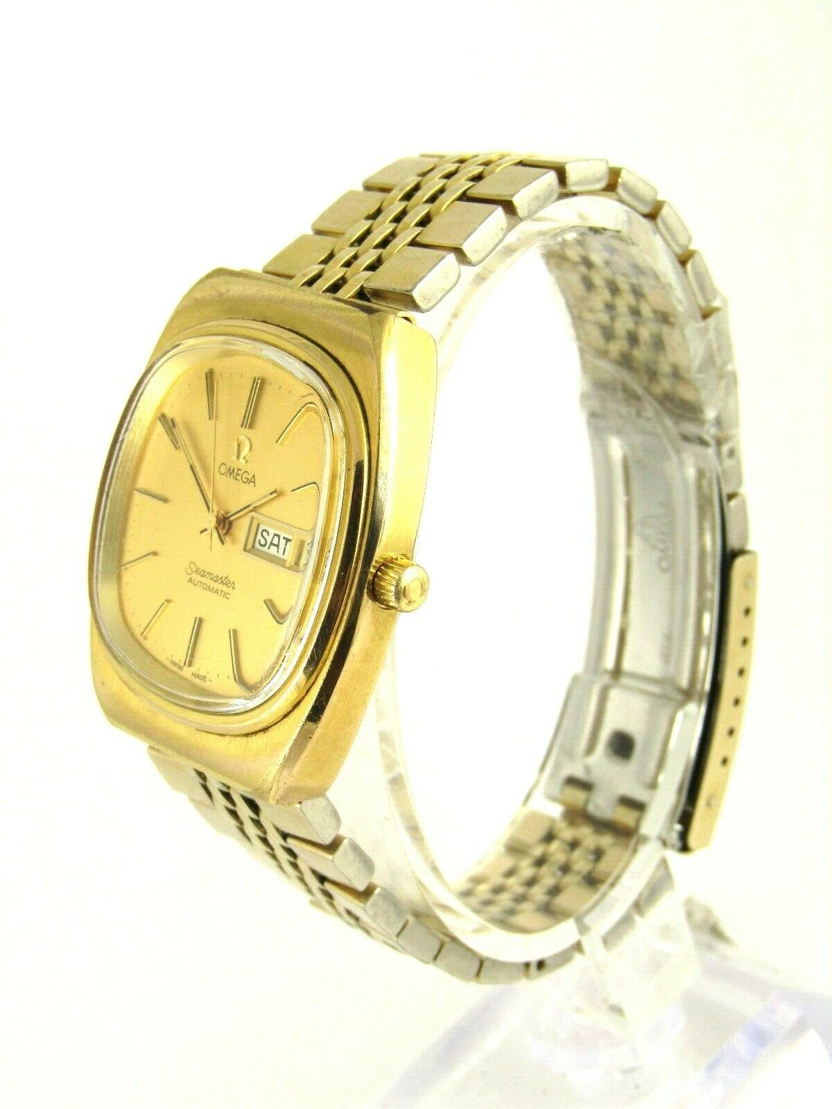 Vintage Omega Seamaster 166.02.11 Cal. 1020 Gold Plated Men's