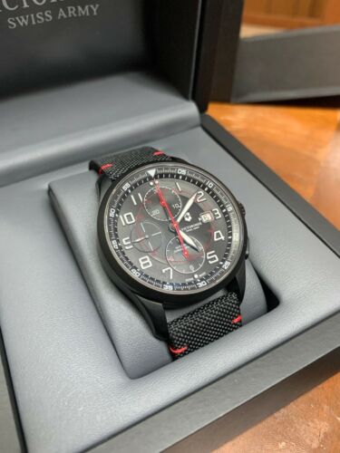 Victorinox Airboss Black Edition Automatic Chronograph Men s Watch