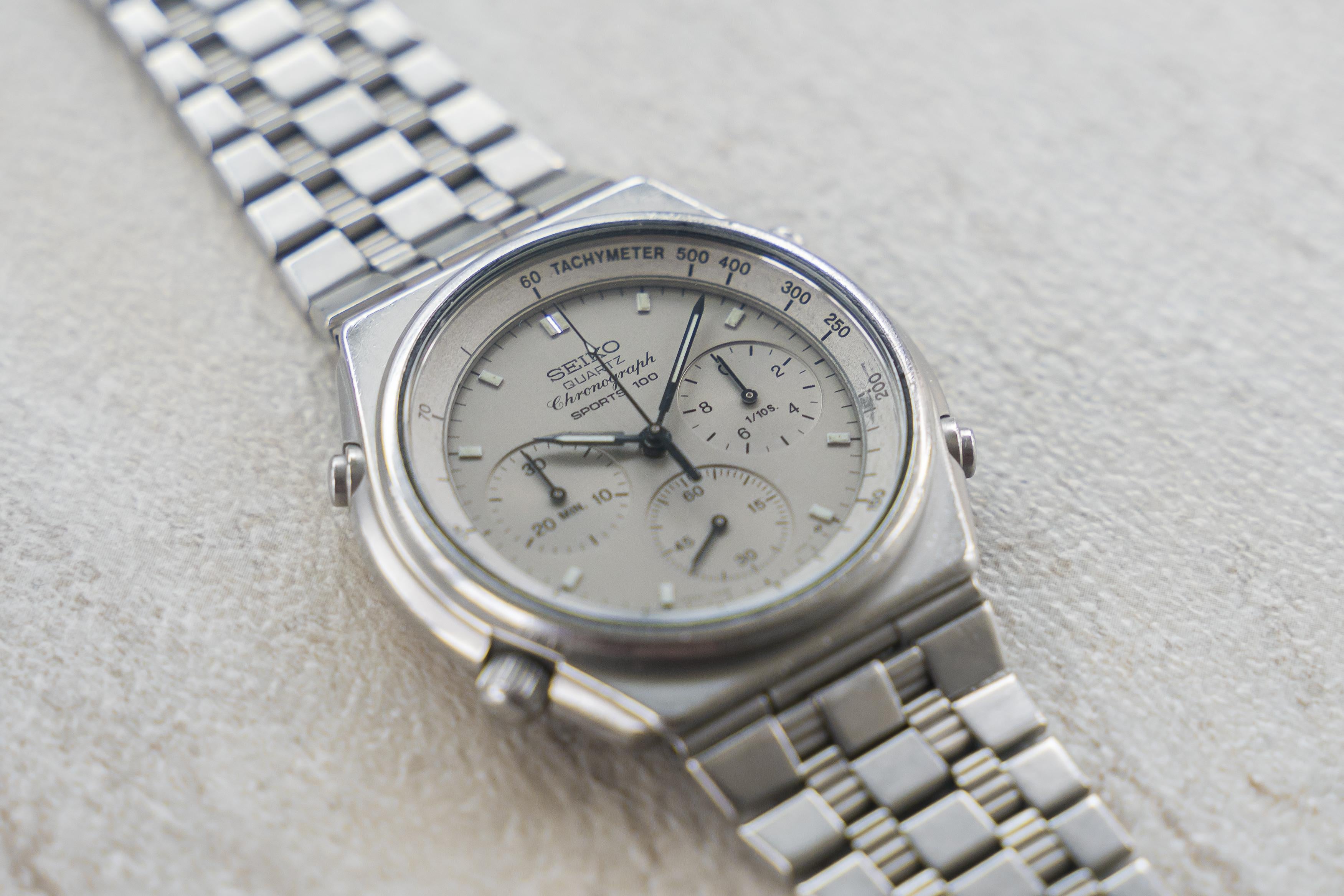 WTS][WW] 1983 Seiko 7A28-7079 Quartz Chronograph 100 “Grey Ghost” |  WatchCharts