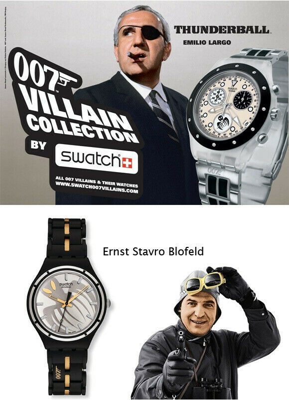 上品なブランド Special Swatch Largo Emilio Edt. Villain Bond James Uhr その他