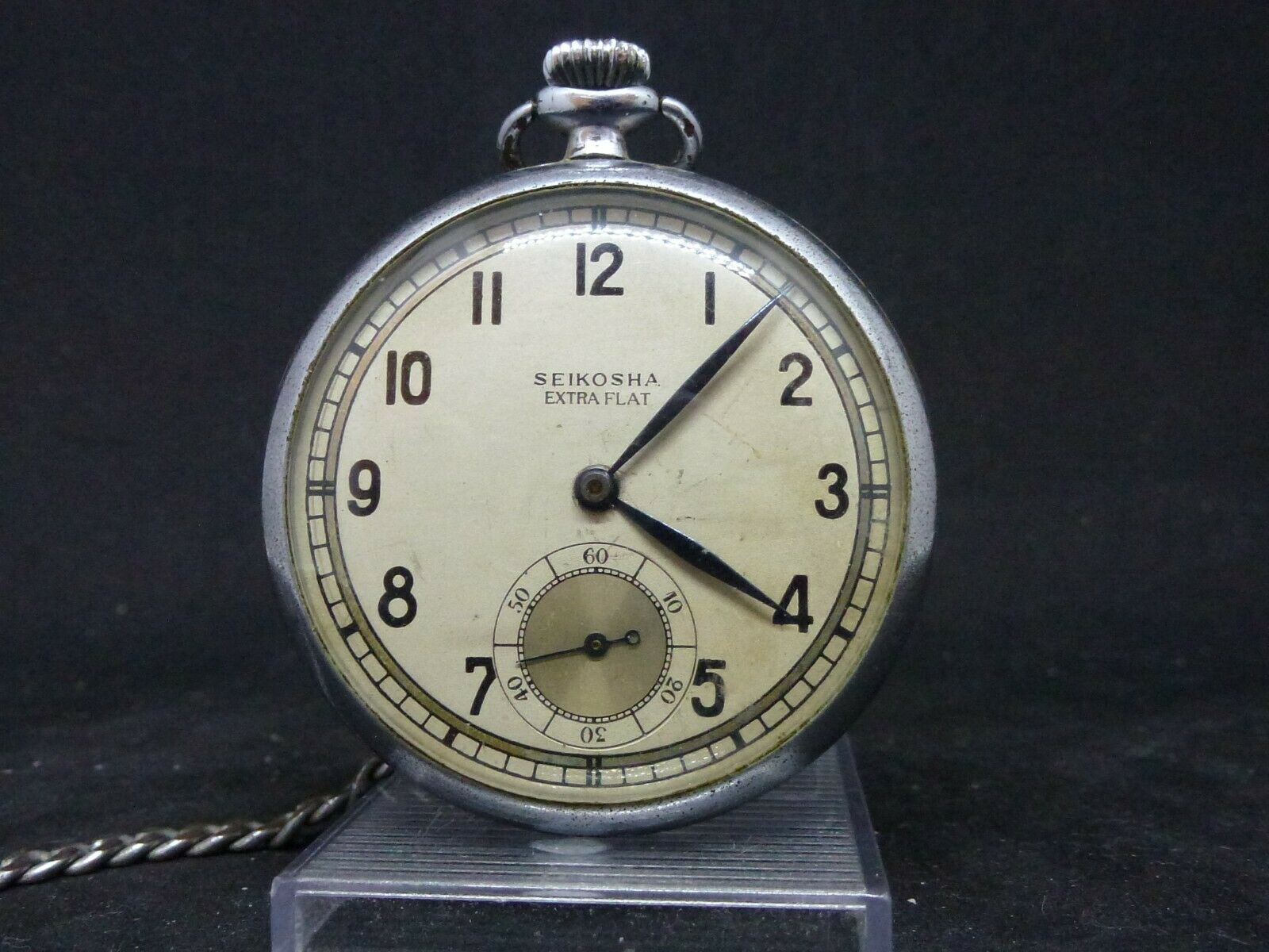 Vintage SEIKOSHA EXTRA FLAT Hand Winding Pocket watch W513