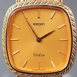 Vintage 1991 [Exc+5] SEIKO DOLCE SACG046 8N40-5040 Men's