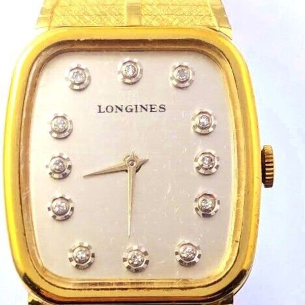 Vintage Longines Men's Watch, 1960's, Diamond Watch, Vintage Watches ...