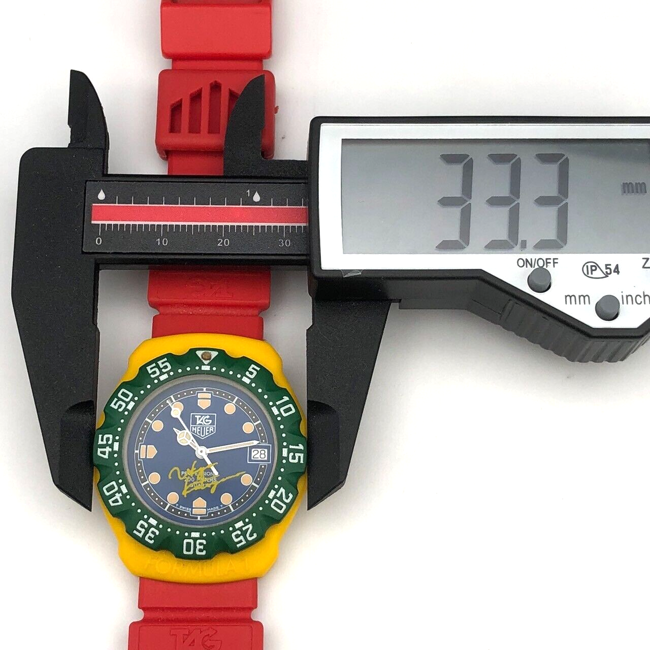 Tag Heuer 1992 Formula 1 F1 Professional 35mm Ukyo Katayama Watch