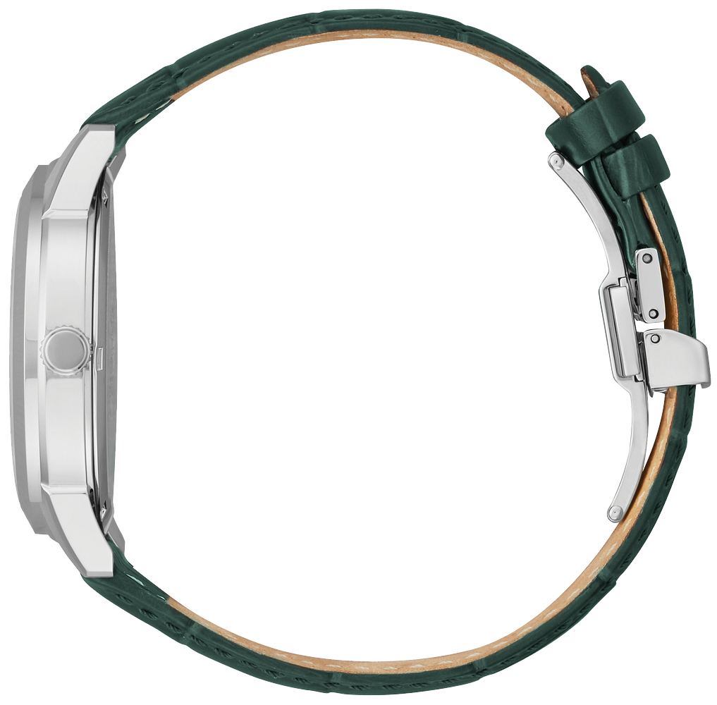 NEW Citizen AW0090 11Z Eco Drive Corso Ivory Dial Green Band Men's