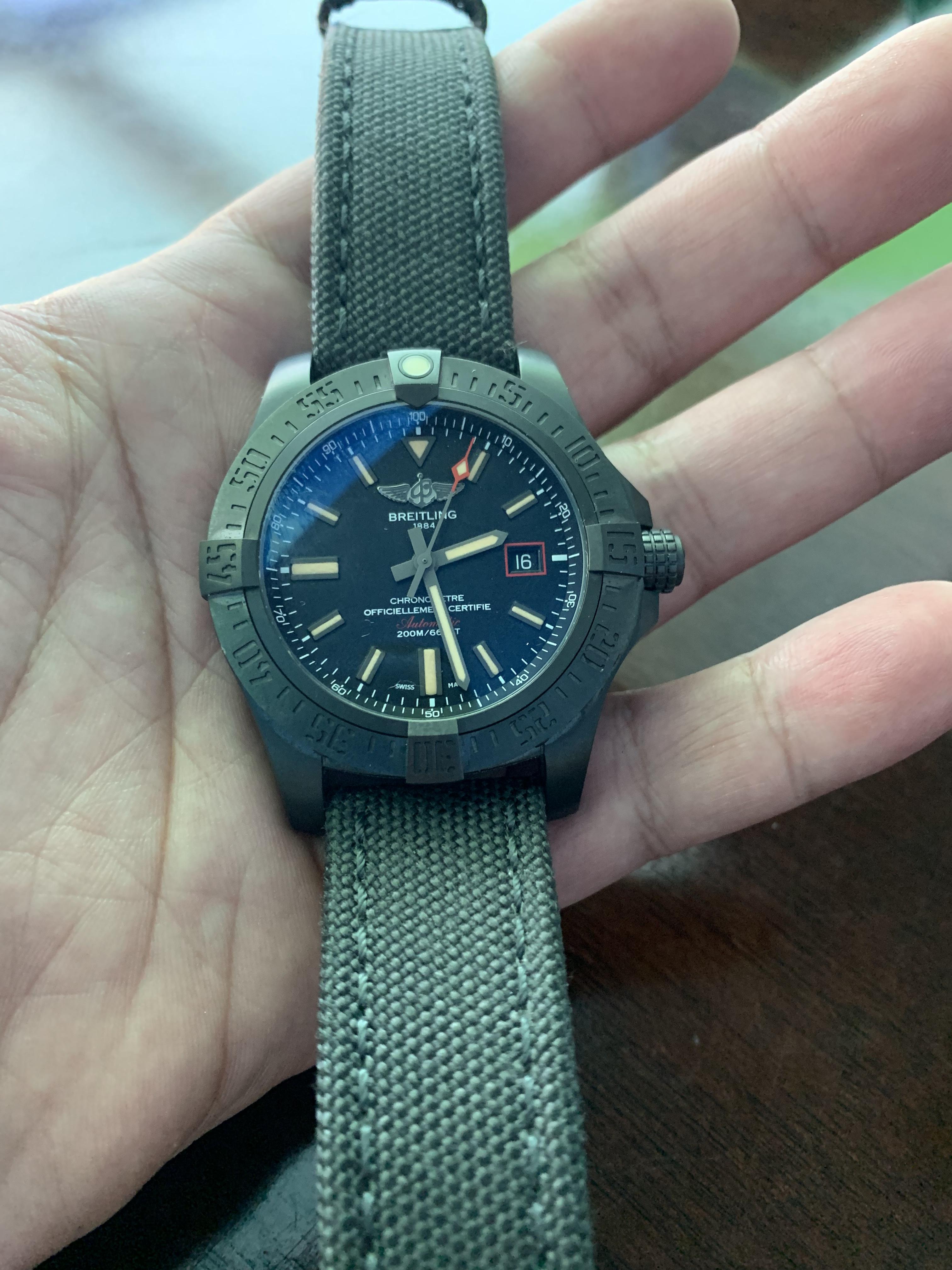 breitling avenger blackbird 44 price