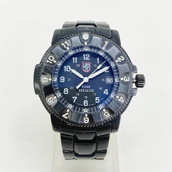 [Used] Luminox Watch 3400 Series F117 NIGHTHAWK Nighthawk Quartz Men's