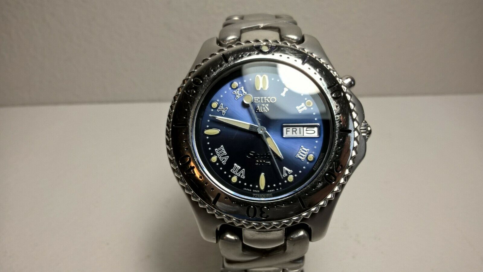 Rare JDM Seiko Leganza SBBW021 5M23-6B60 Stainless Scuba 200m